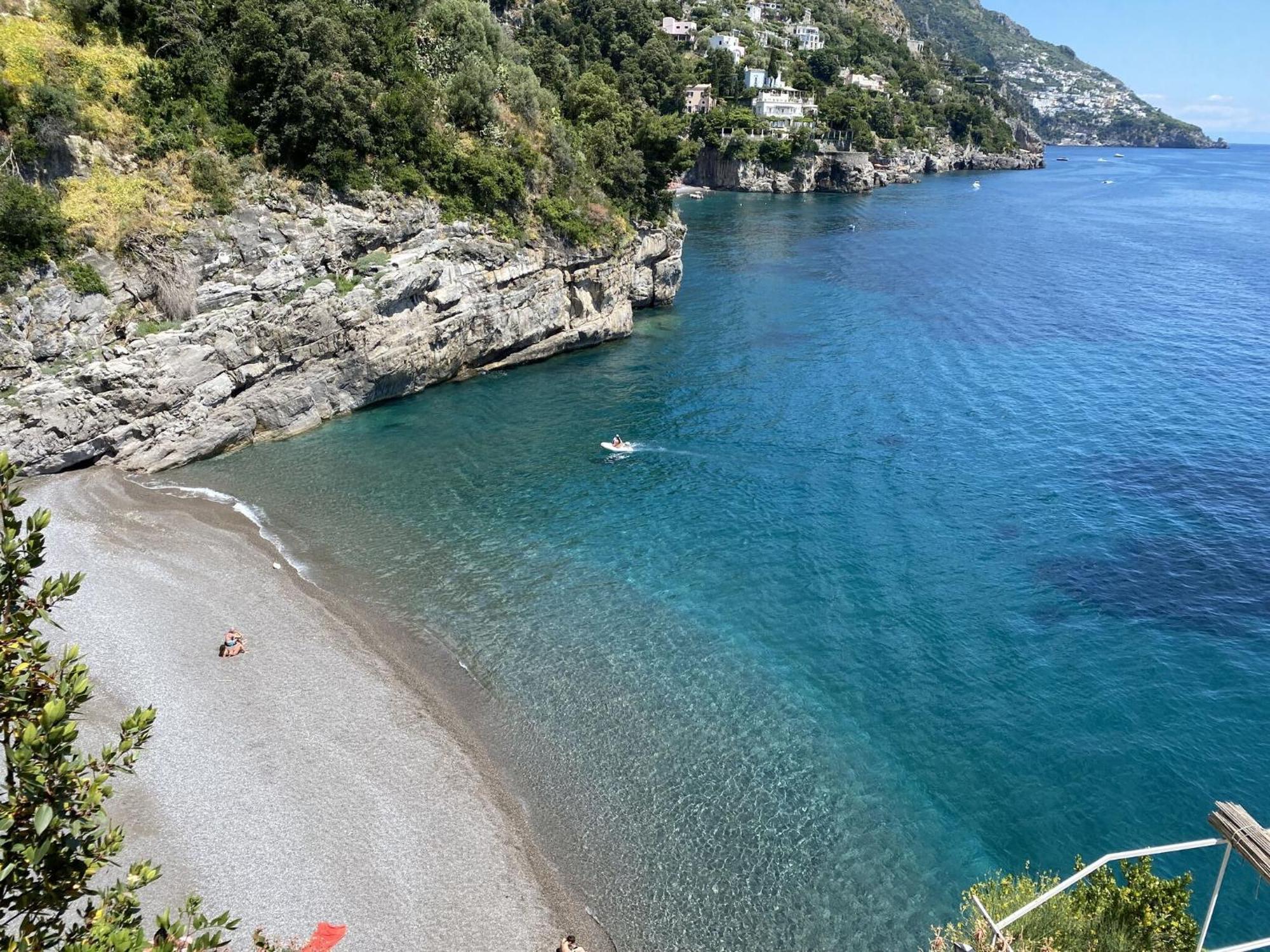 Torre Sponda - Casa Grande, Private Beach Positano Exterior foto